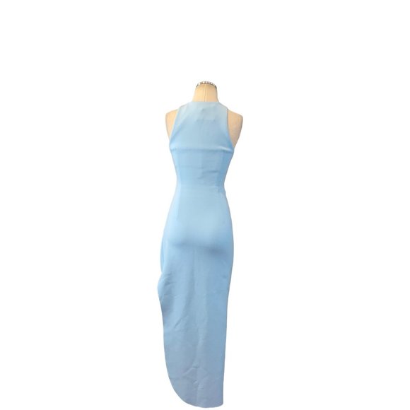 MISHA X REVOLVE Ida Dress in Powder Blue 2 New Womens Sheath Midi Cocktail - Picture 6 of 11